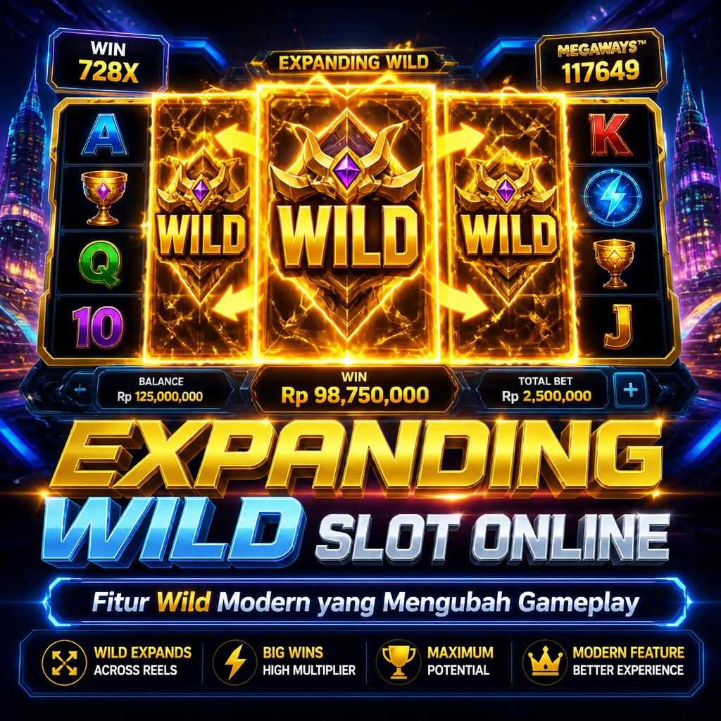 Expanding Wild dalam Slot Online: Cara Kerja dan Fitur Menarik di Game Modern